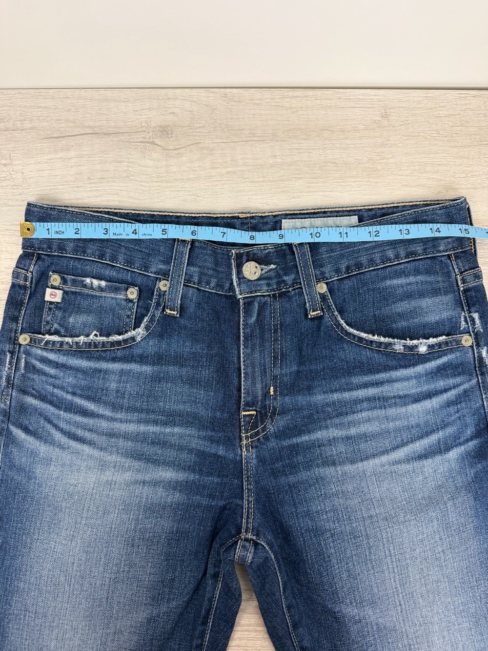 AG Adriano Goldschmied The Ex-Boyfriend Slim Jeans in 12Y Wash, Size 26R - Picture 14 of 15